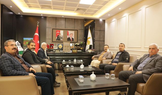 Esnaf ve Sanatkârlar Kredi ve Kefalet Odası’ndan Başkan İnan’a Ziyaret