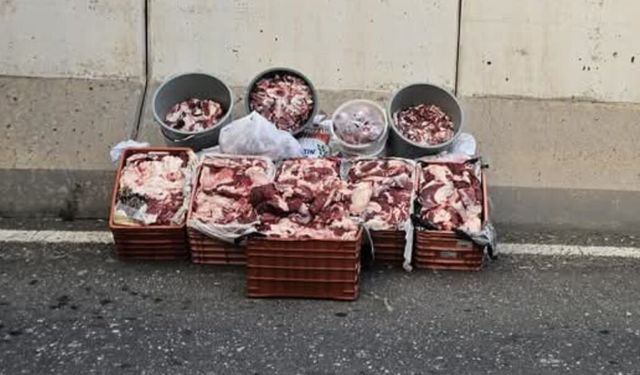 Şanlıurfa’da Kaçak Et Piyasaya Sürülmeden Ele Geçirildi