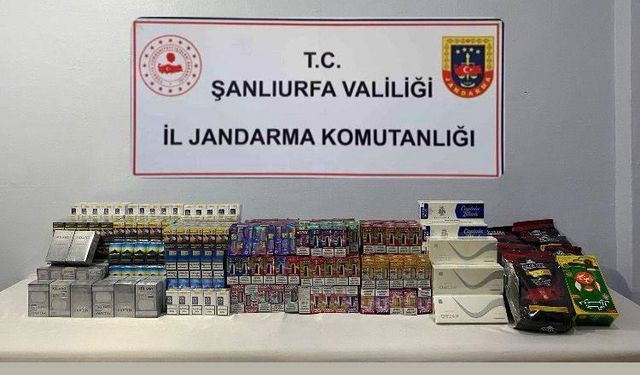 Şanlıurfa'da kaçakçılıkla mücadele hız kesmeden devam ediyor.