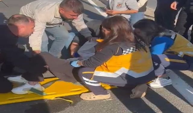 Birecik’te kaza, anne oğul yaralandı