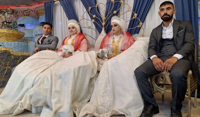Şanlıurfa ’da Çifte Düğün Sevinci: 2 kardeş Aynı Gün Dünya Evine Girdi
