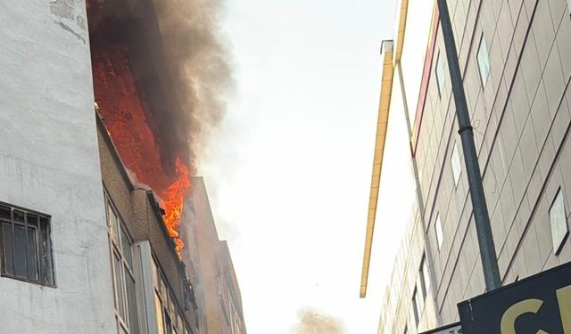 Haliliye'de korkutan yangın