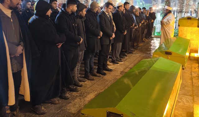 Harran’da kazada hayatını kaybeden 3 çocuk yan yana defnedildi