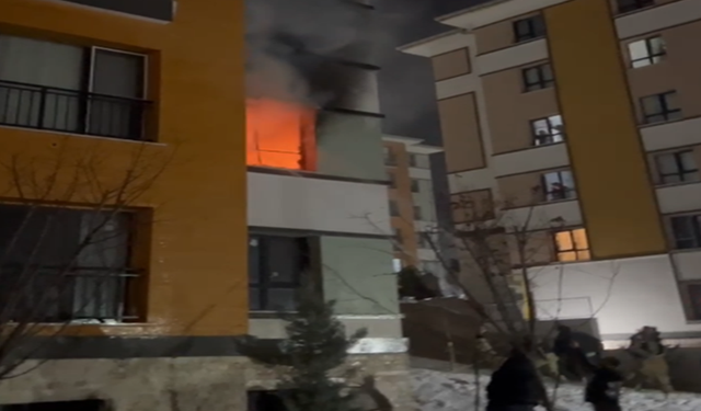 Birecik TOKİ’de Korkutan Yangın