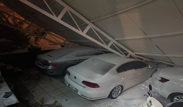 Şanlıurfa’da Yoğun Kar, Otoparklarda Felakete Neden Oldu!