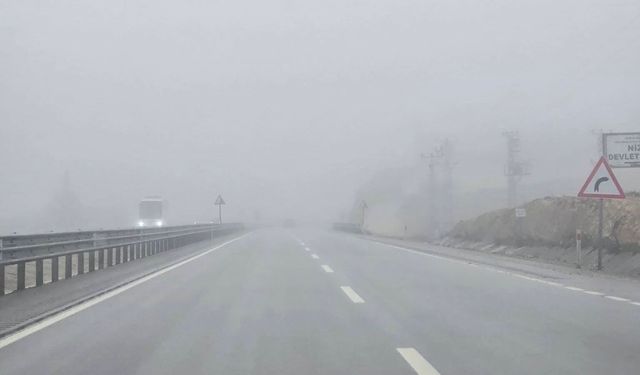 Şanlıurfa’da Yoğun Sis! Görüş Mesafesi 10 Metrenin Altına Düştü