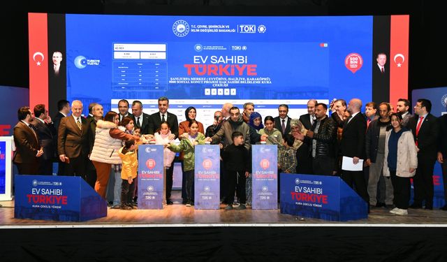 13 Bin 790 Sosyal Konut İçin Kura Heyecanı