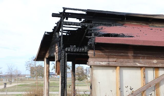 Viranşehir'de parkta yangın paniği