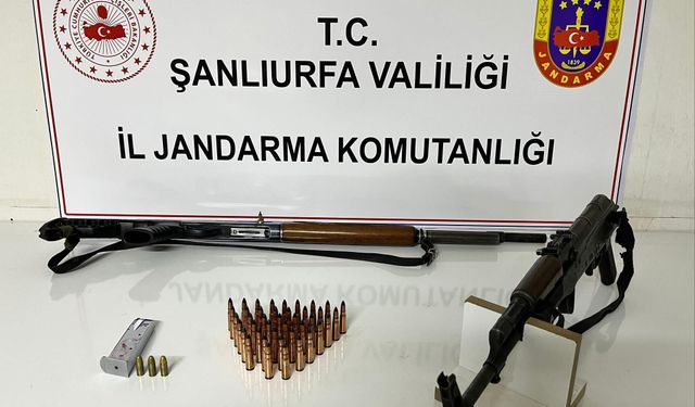Şanlıurfa'da Ruhsatsız Silahlar Ele Geçirildi: 1 Gözaltı