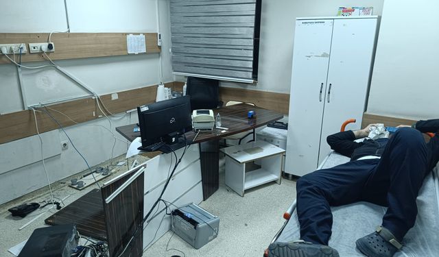 Şanlıurfa’da hasta doktoru darp etti.