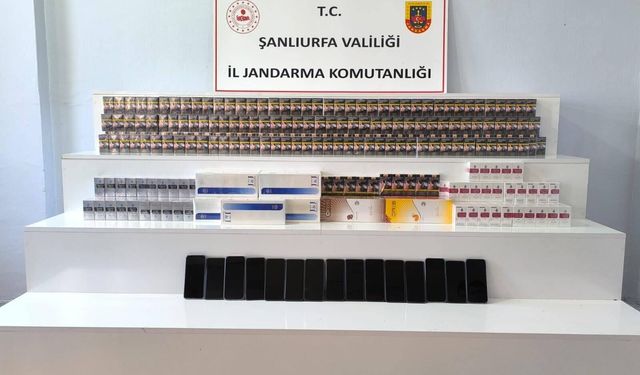 Şanlıurfa’da Kaçak Operasyonu: Binlerce Sigara ve Kaçak Ürün Ele Geçirildi