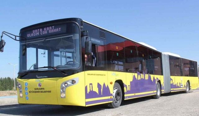 Şanlıurfa’da toplu taşıma bayram boyunca ücretsiz