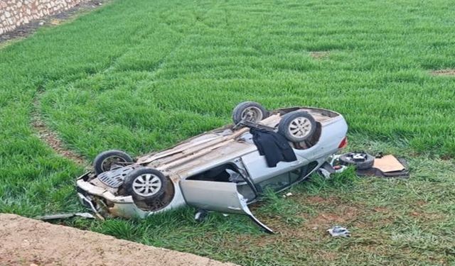 Bozova’da Feci Kaza: Araç Takla Attı, 2 Yaralı