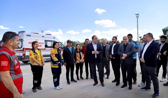 Şanlıurfa’da Kadın 112 Personeline Ambulans Sürüş Güvenliği Eğitimi