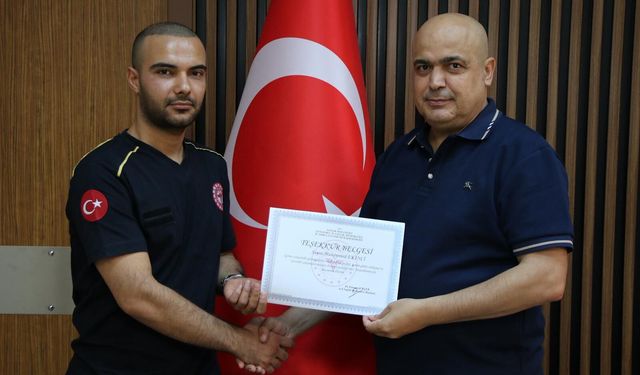 Dakikalarla Yarıştılar, Hayat Kurtardılar: 112 Ekibine Teşekkür Belgesi