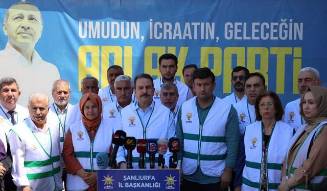 AK Parti Şanlıurfa’dan Dünya Çevre Günü Mesajı! “Doğa Artık Susmuyor”