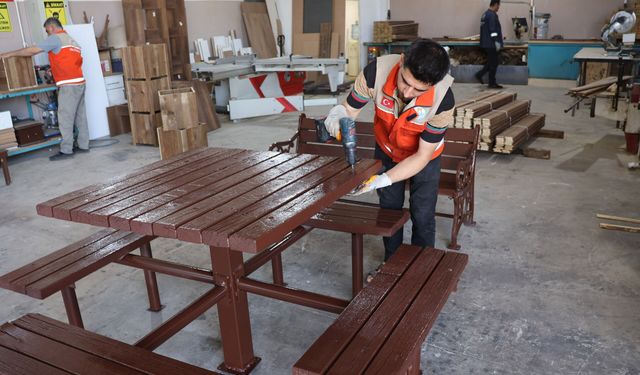 Haliliye Belediyesi Parklarda Üretim Gücüyle Hizmet Kalitesini Artırıyor