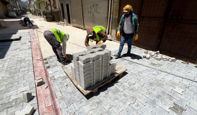 Eyyübiye’de Sokaklar Nakış Gibi İşleniyor