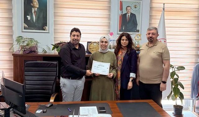 Şanlıurfa’da Görev Yapan Diş Hekimine Anlamlı Takdir