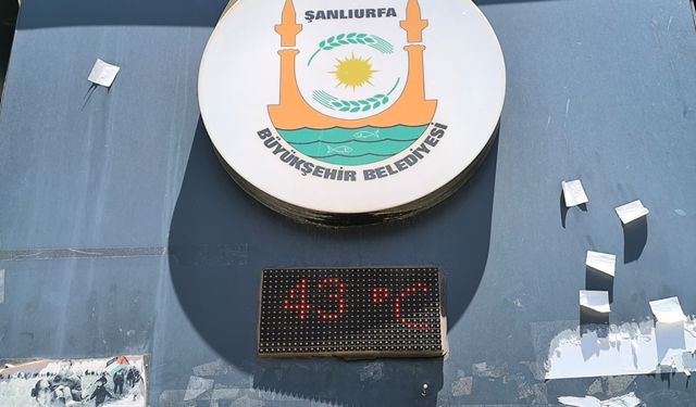 Şanlıurfa’da Sıcak Hava Dalgası Etkisini Artırdı