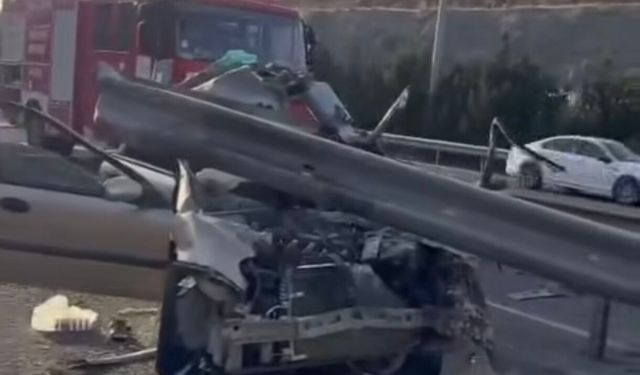 Şanlıufa'da Refüje Çarpan Araçta Acı Bilanço: 1 Ölü, 1 Yaralı