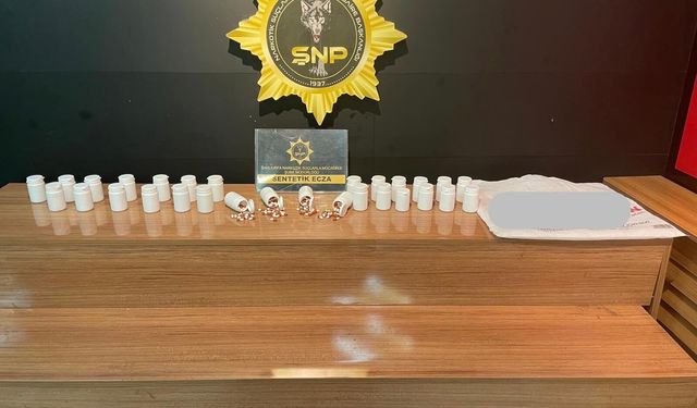 Şanlıurfa’da binlerce sentetik ecza ele geçirildi