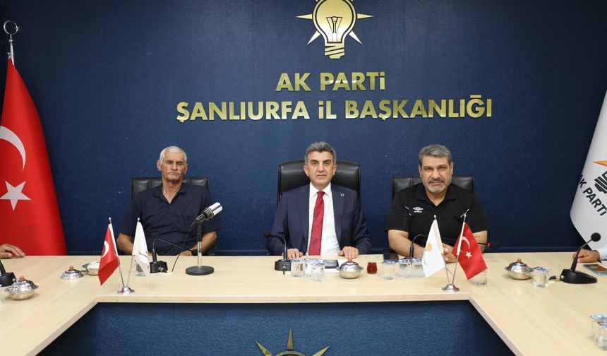 AK Parti Şanlıurfa İl Başkanı Günbegi görevine başladı