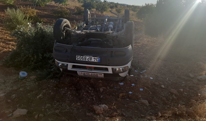 Şanlıurfa’da minibüs devrildi: 4 yaralı