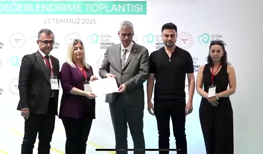 Şanlıurfa İl Sağlık Müdürlüğü’ne “Normal Doğum” Başarısı Ödülü