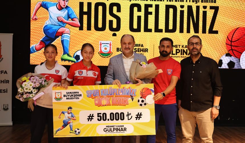 Şanlıurfa Büyükşehir Belediyesi’nden Amatör Spor Kulüplerine 6 Milyon TL Destek