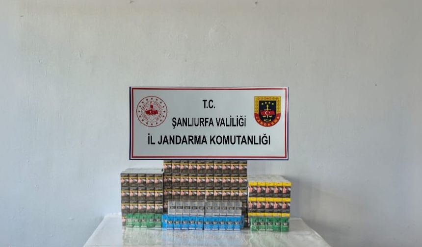 Viranşehir ve Birecik'te Kaçak Sigara Operasyonu