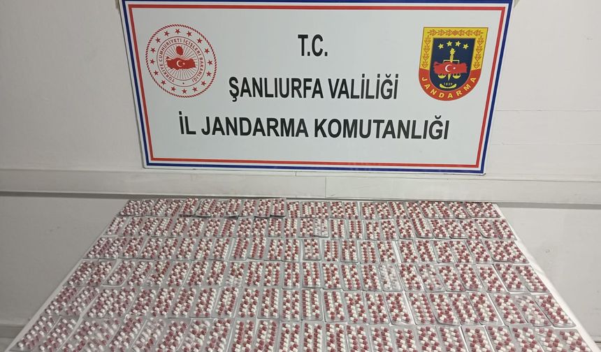 Şanlıurfa’da Narkotik Operasyonu: Binlerce Sentetik Hap Ele Geçirildi
