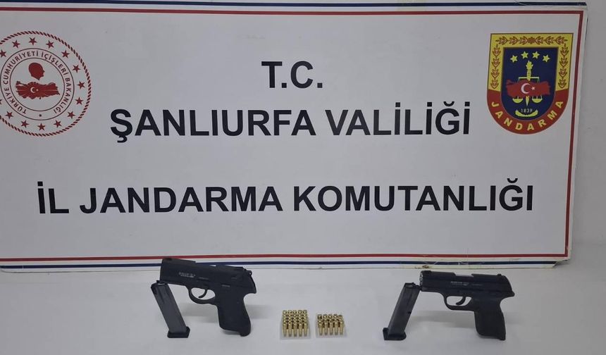 Şanlıurfa’da ruhsatsız silah operasyonu: 8 gözaltı