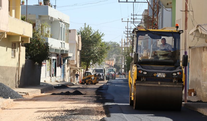 Büyükşehir’den Ceylanpınar’da Karayolları Standartlarında Asfalt