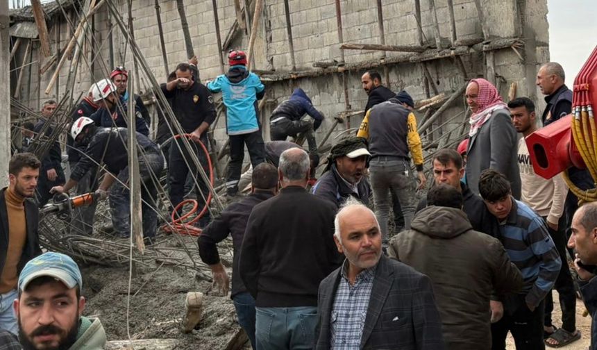 Haliliye'de çökme faciası!