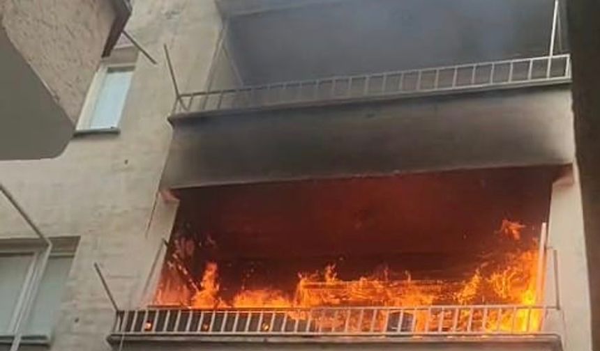 Birecik'te korkutan yangın