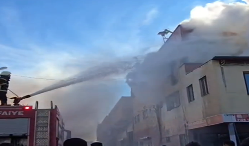 Şanlıurfa’da Halı Yıkama Atölyede Korkutan Yangın