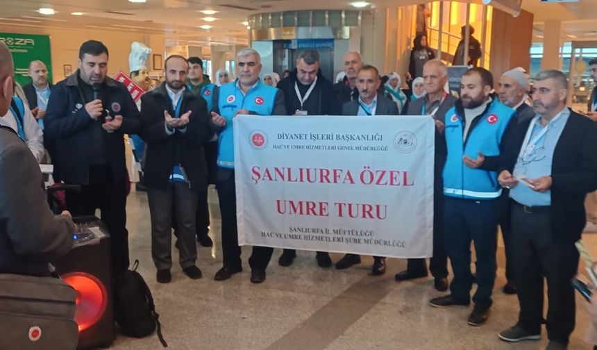 Özel Umre Yolcuları Dualarla Uğurlandı