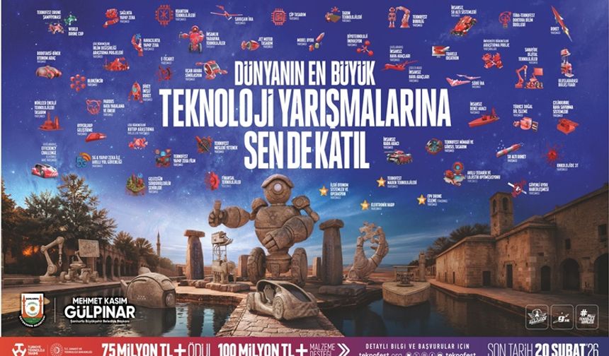 TEKNOFEST 2026 TEKNOLOJİ YARIŞMALARI BAŞVURULARI BAŞLADI