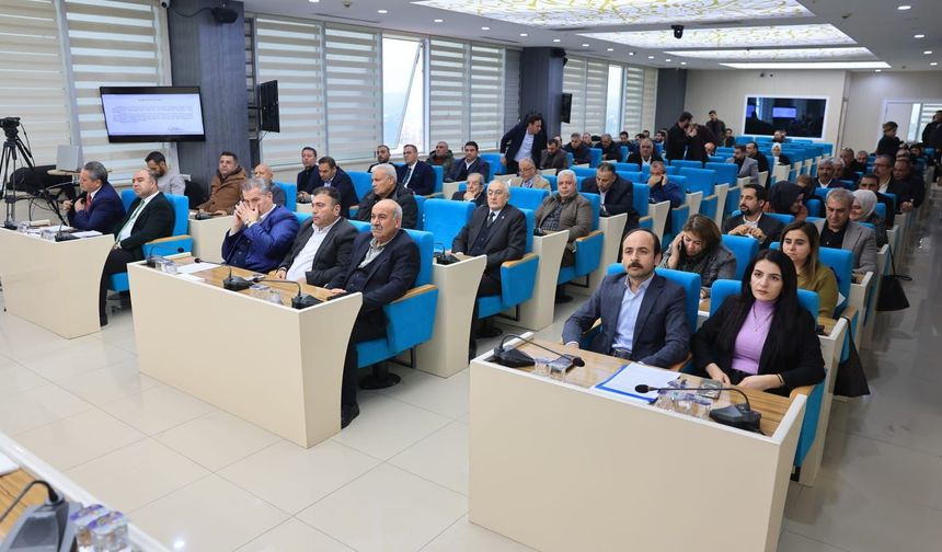 Şanlıurfa Büyükşehir Komisyon üyeleri belirlendi