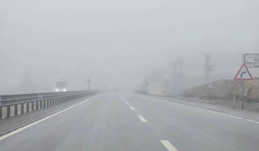 Şanlıurfa’da Yoğun Sis! Görüş Mesafesi 10 Metrenin Altına Düştü