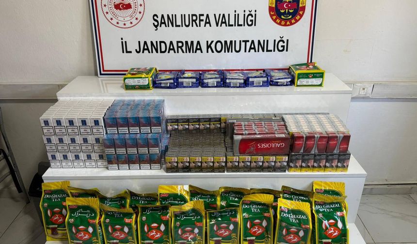 Viranşehir’de Kaçak Sigara ve Alkol Operasyonu