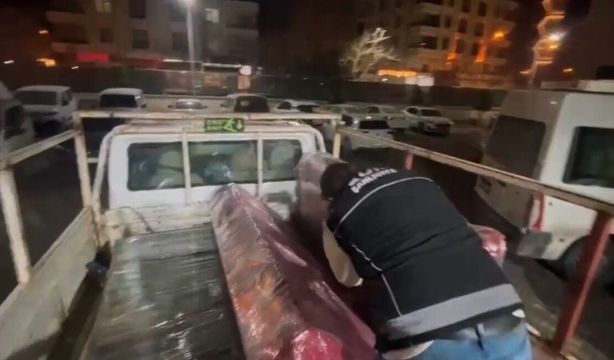 Şanlıurfa'da 40 bin paket gümrük kaçağı sigara ele geçirildi