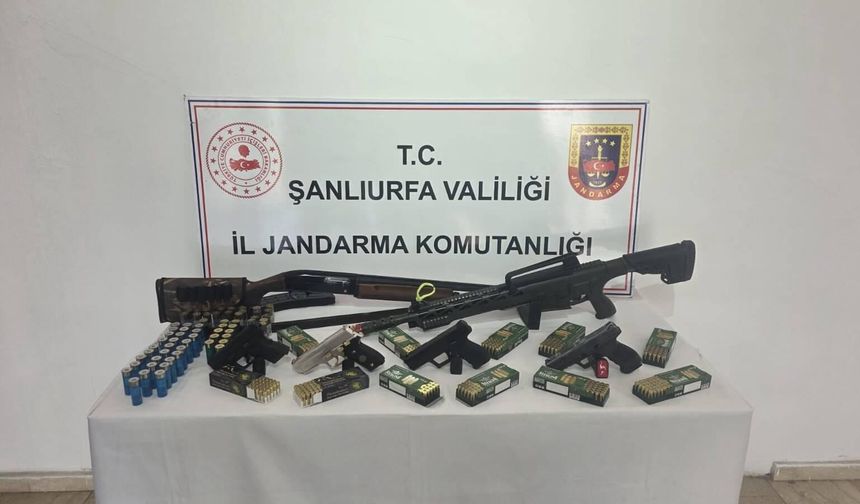 Eyyübiye’de Cephanelik Gibi Ev! 6 Ruhsatsız Silah Ele Geçirildi