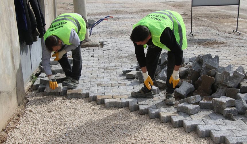 Haliliye’de Üstyapı Çalışmaları Hız Kesmeden Sürüyor
