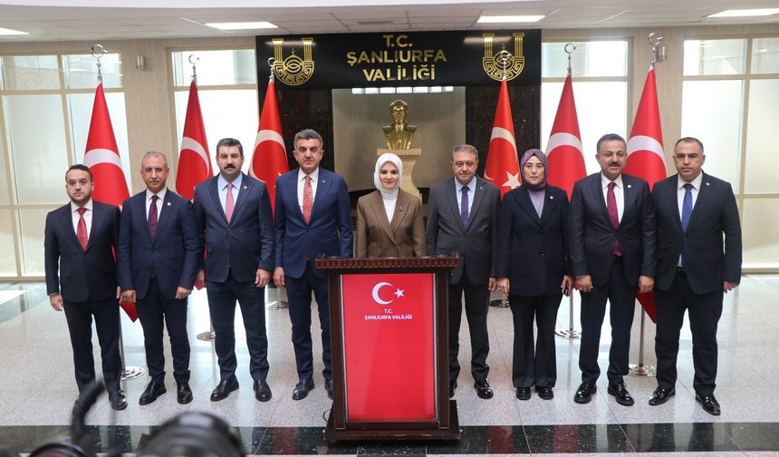 Bakan Mahinur Özdemir Göktaş Şanlıurfa’da