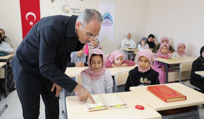 Eyyübiye’de Kur’an Okumaya Başlayan Çocuklar Büyük Sevinç Yaşadı