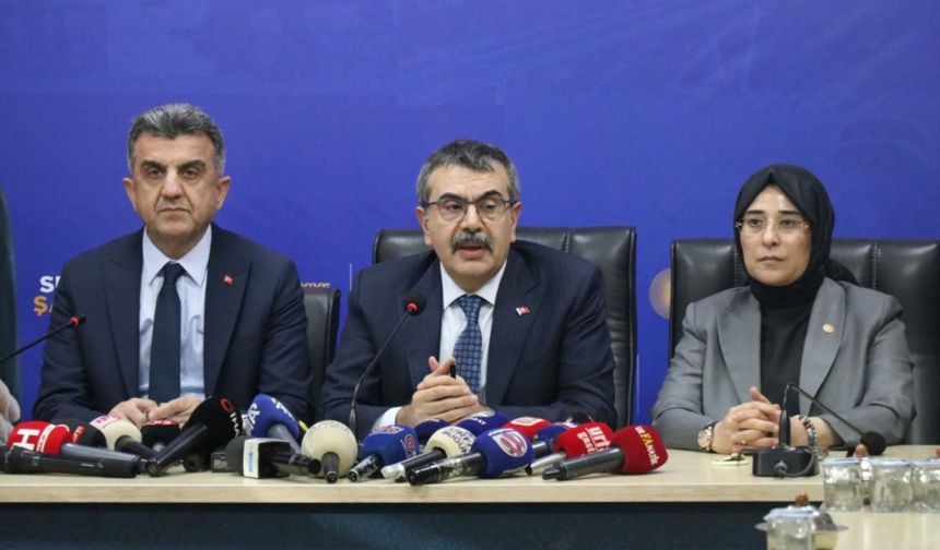 Milli Eğitim Bakanı Tekin’den Şanlıurfa’ya eğitim müjdeleri