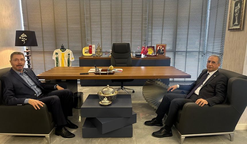 Dusak, Uğur Büyükhatipoğlu'nu ziyaret etti