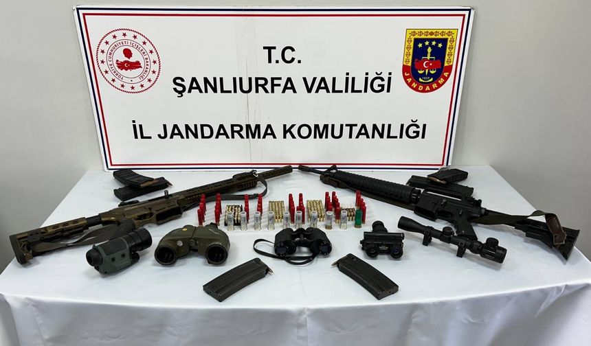 Şanlıurfa’da Silah Operasyonu: Tüfek ve Mühimmat Ele Geçirildi